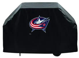 Columbus Blue Jackets HBS Black Outdoor Heavy Duty Vinyl BBQ Grill Cover