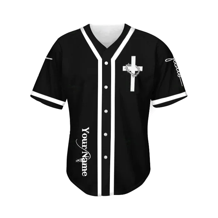 Cross, God Baseball Jersey - Just Have Faith Custom Baseball Jersey Shirt For Men Women