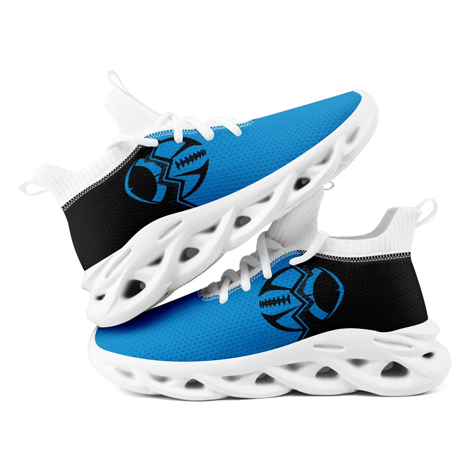 Custom Blue Black North Carolina Maxsoul Shoes Personalized Sneaker FN030A-D028017-3