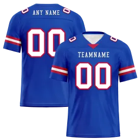 Custom Blue Classic Style Personalized Authentic Football Jersey FBJ02-bd0a70ca