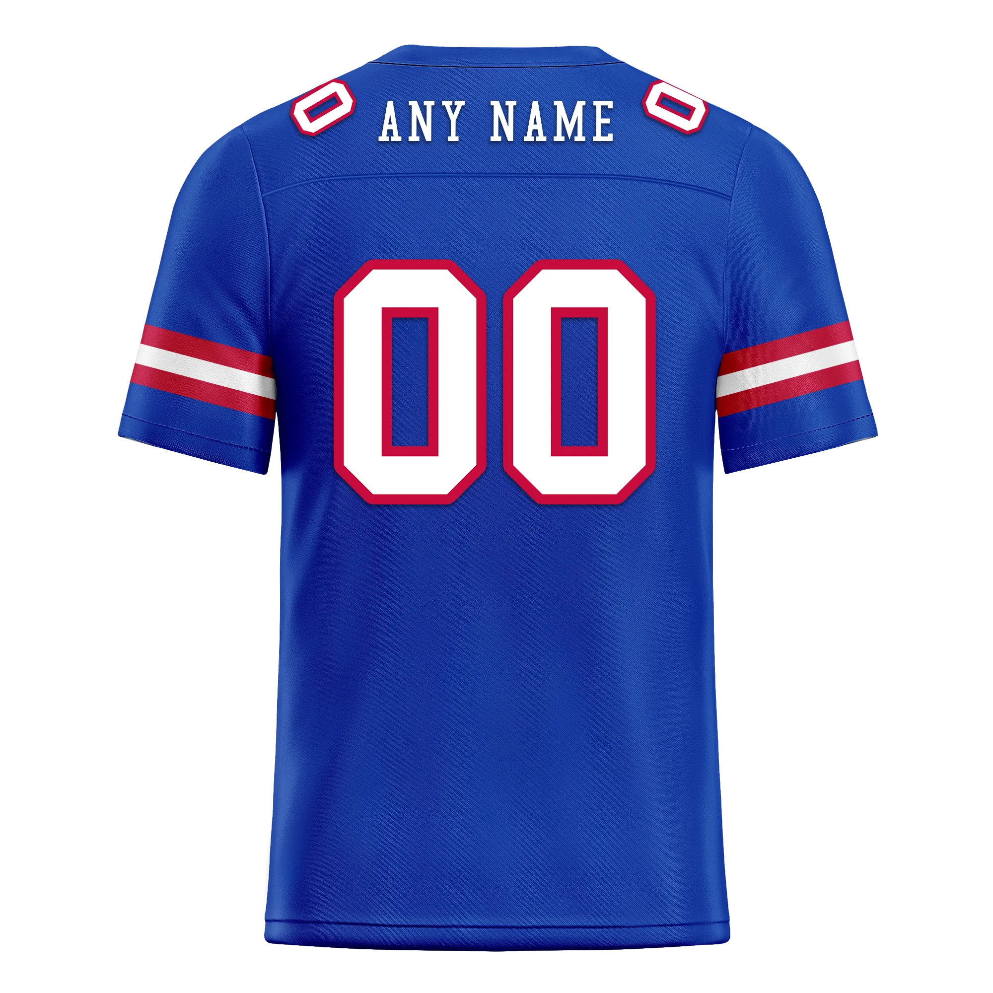 Custom Blue Classic Style Personalized Authentic Football Jersey FBJ02-bd0a70ca