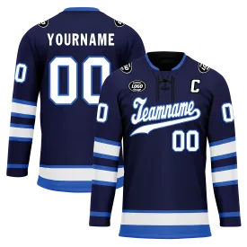 Custom Blue Personalized Hockey Jersey HCKJ01-D0a70d9