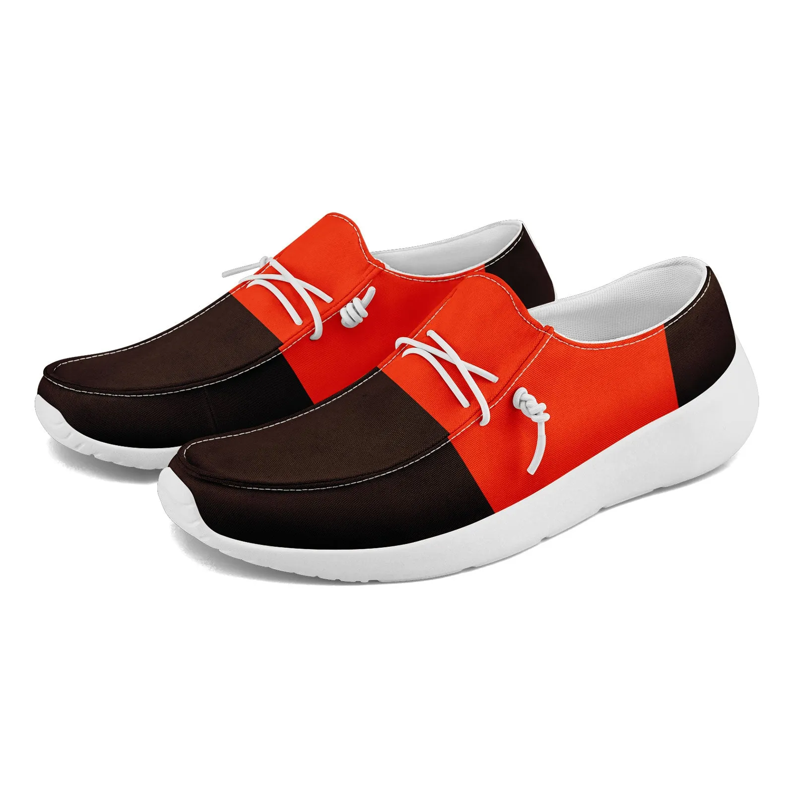 Custom Cleveland Brown Orange Shoes Personalized Sneaker FN018-D020278-8