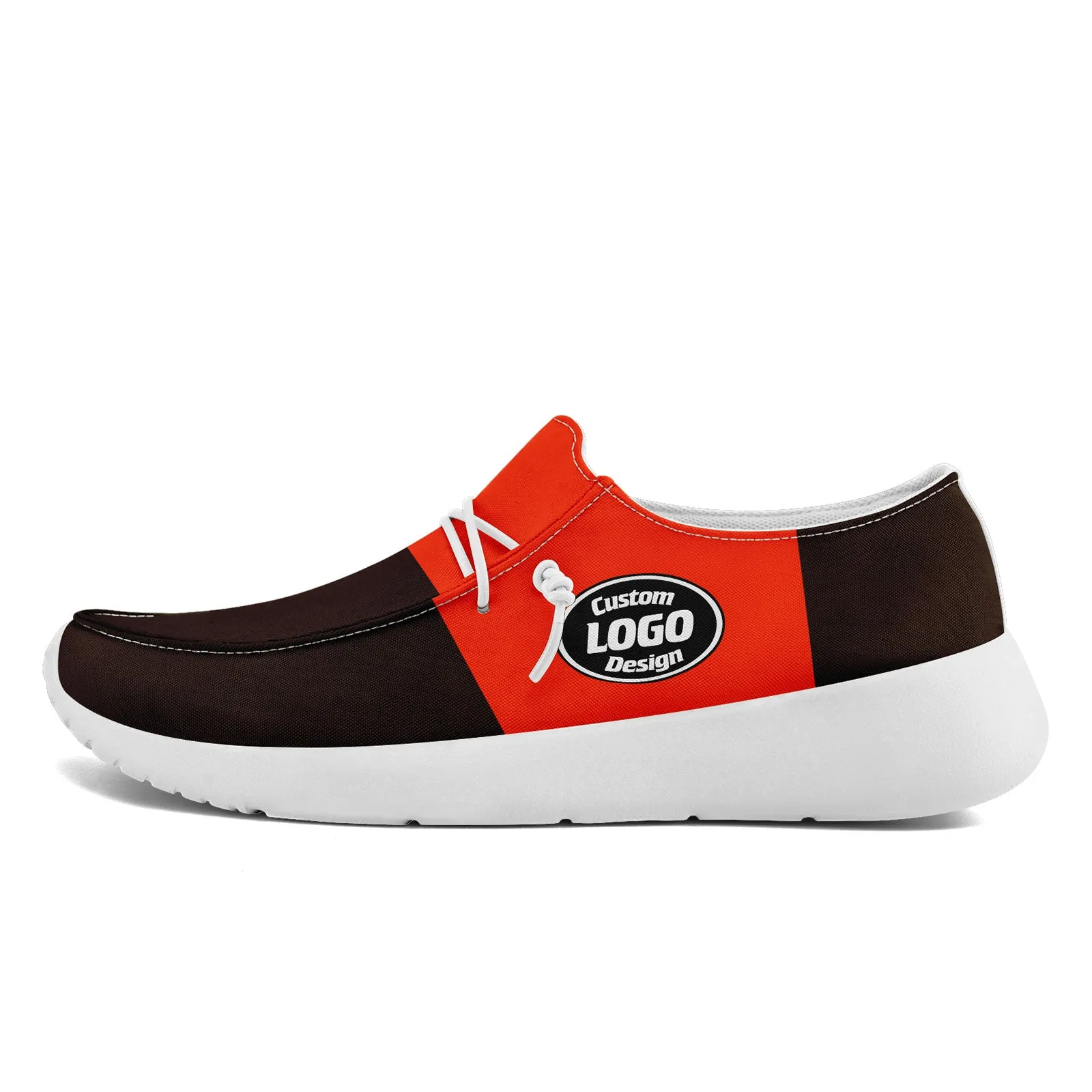 Custom Cleveland Brown Orange Shoes Personalized Sneaker FN018-D020278-8