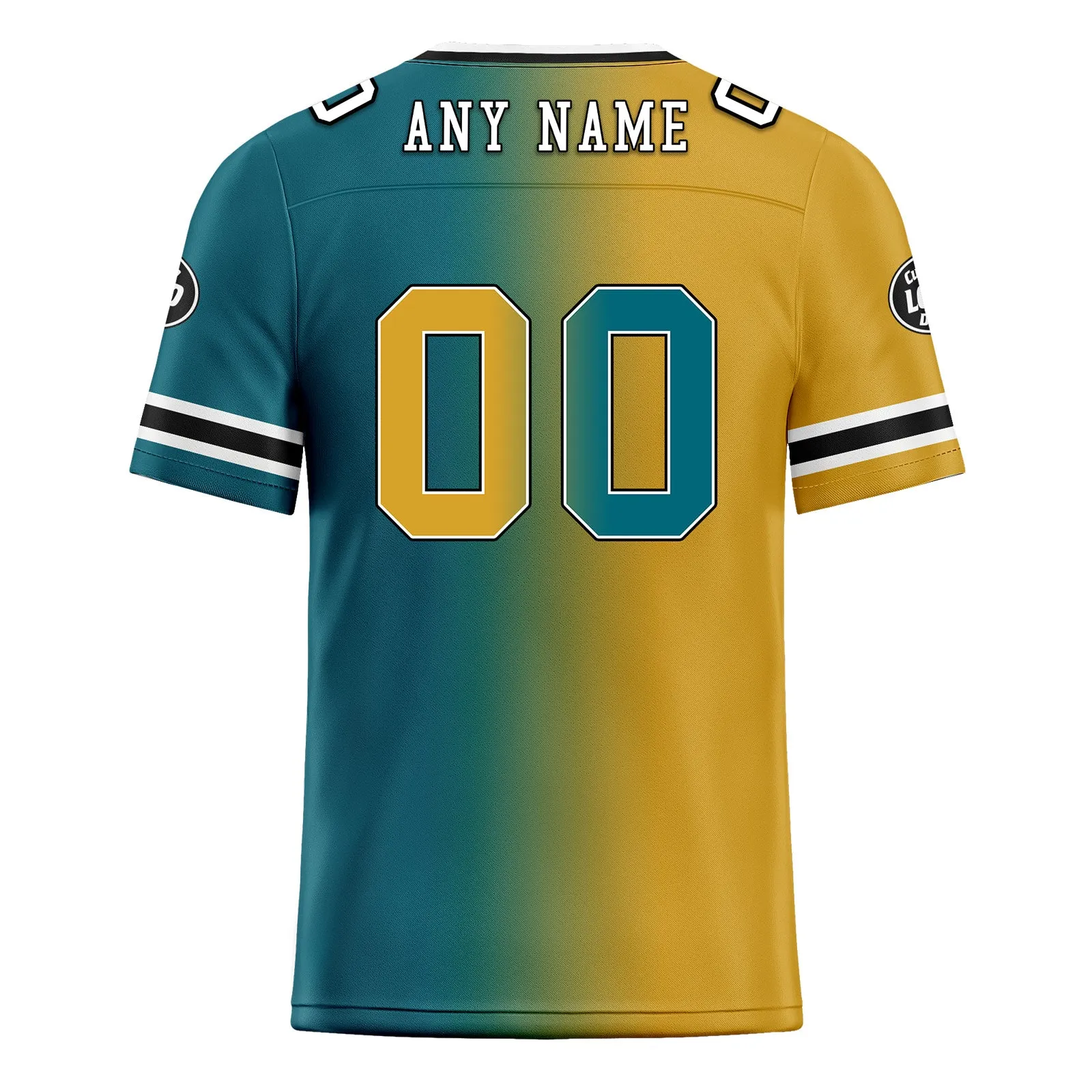 Custom Green Yellow Florida Personalized Authentic Football Jersey FBJ02-D028017-24