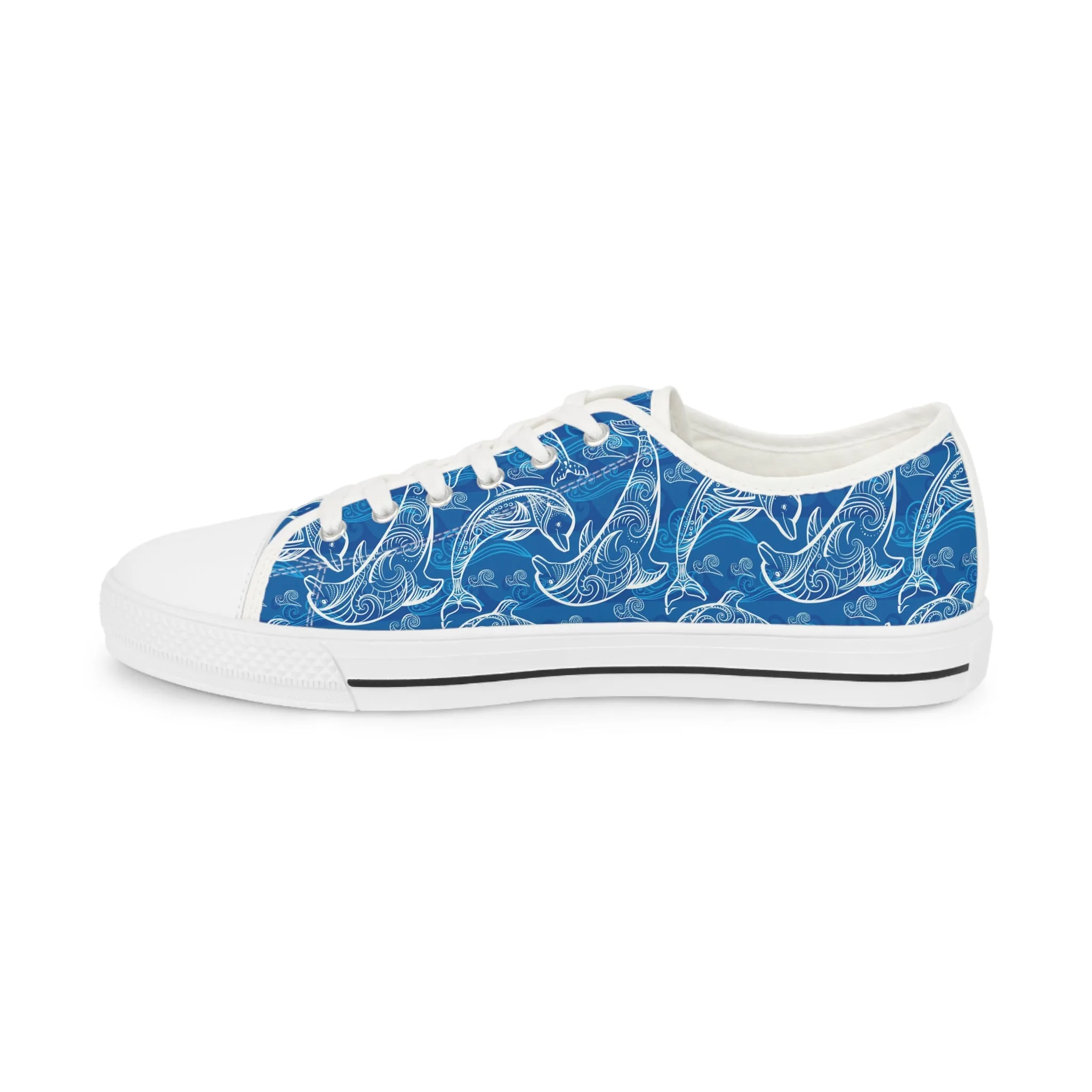 Dolphin Men's Low Top Sneakers