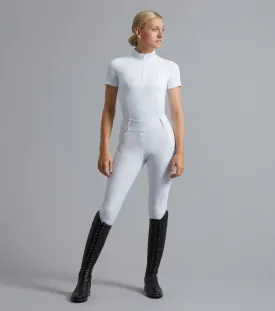 Electra Ladies Full Seat Gel Riding Tights White