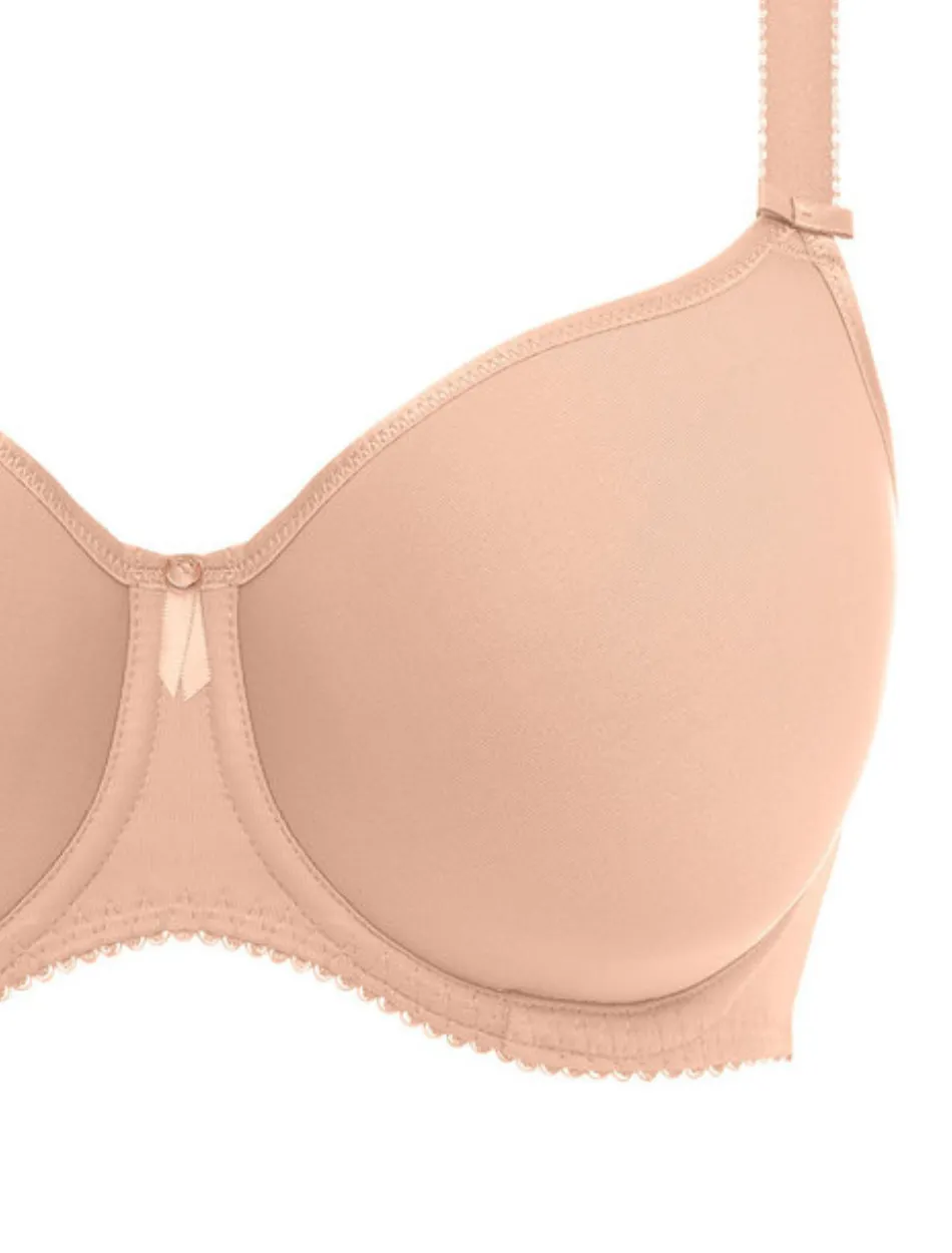 Fantasie Rebecca Essentials Underwire Moulded Bra, Natural Beige | Beige Molded Bra | Beige T-Shirt Bra | Beige Fantasie Bra