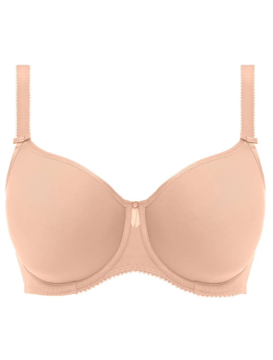 Fantasie Rebecca Essentials Underwire Moulded Bra, Natural Beige | Beige Molded Bra | Beige T-Shirt Bra | Beige Fantasie Bra