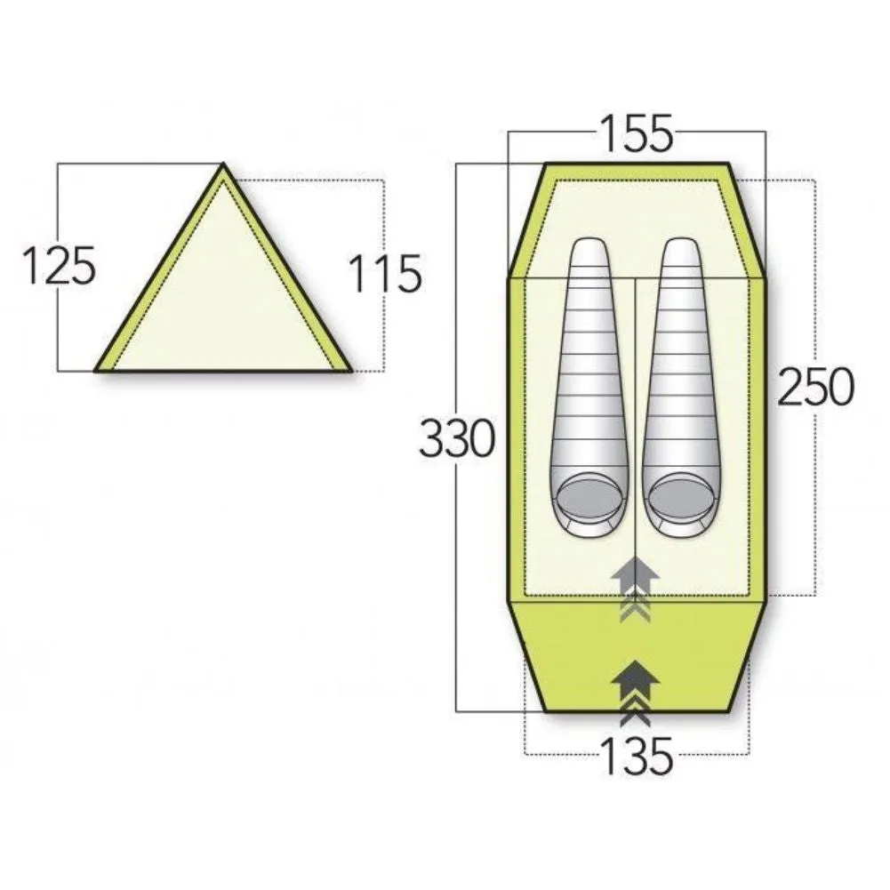 Force Ten Classic Standard Mk 3 Tent - 2 Person Tent