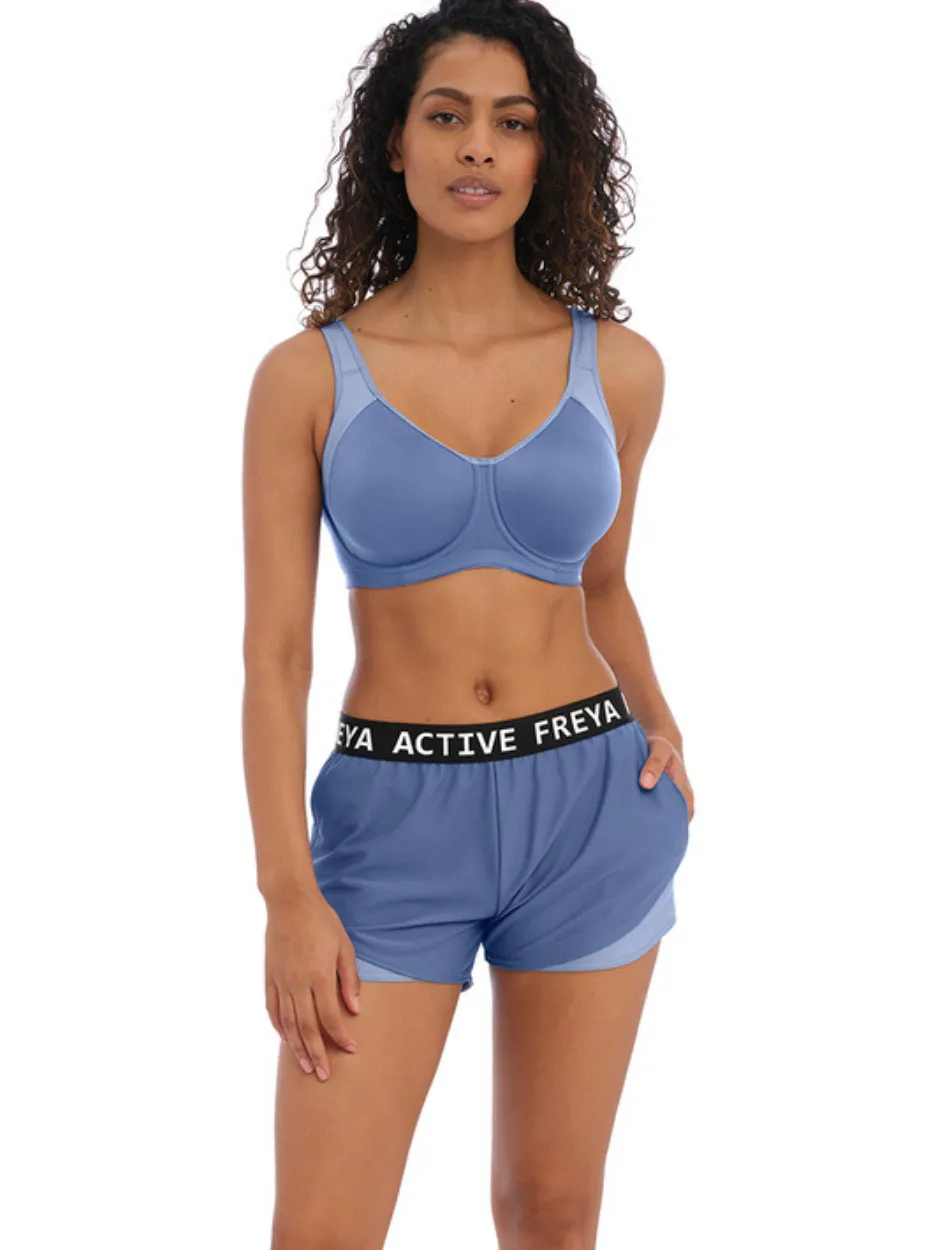 Freya Active Sonic Uw Molded Sports Bra, Denim | Blue Sports Bra | Freya Sports Bra