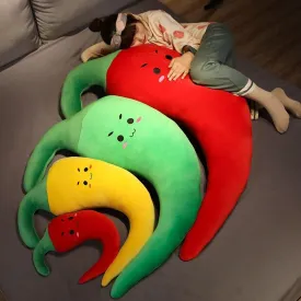 Hot Kawaii Chili Peppers Stuffed Toy Plushie