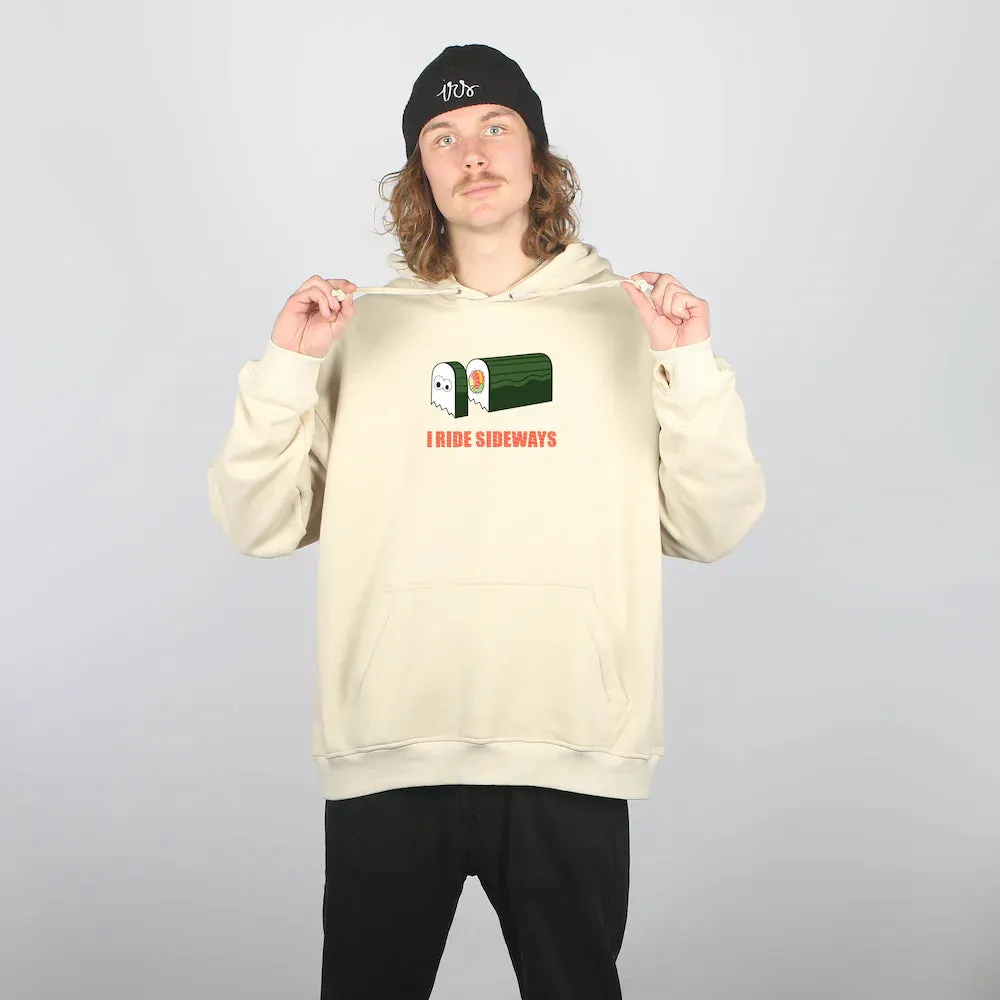 I Ride Sideways DWR Oversized Fit Hoodie Pat Tan