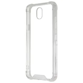 Key Hybrid Shock Absorbent Hard Case LG for Tribute Royal - Clear