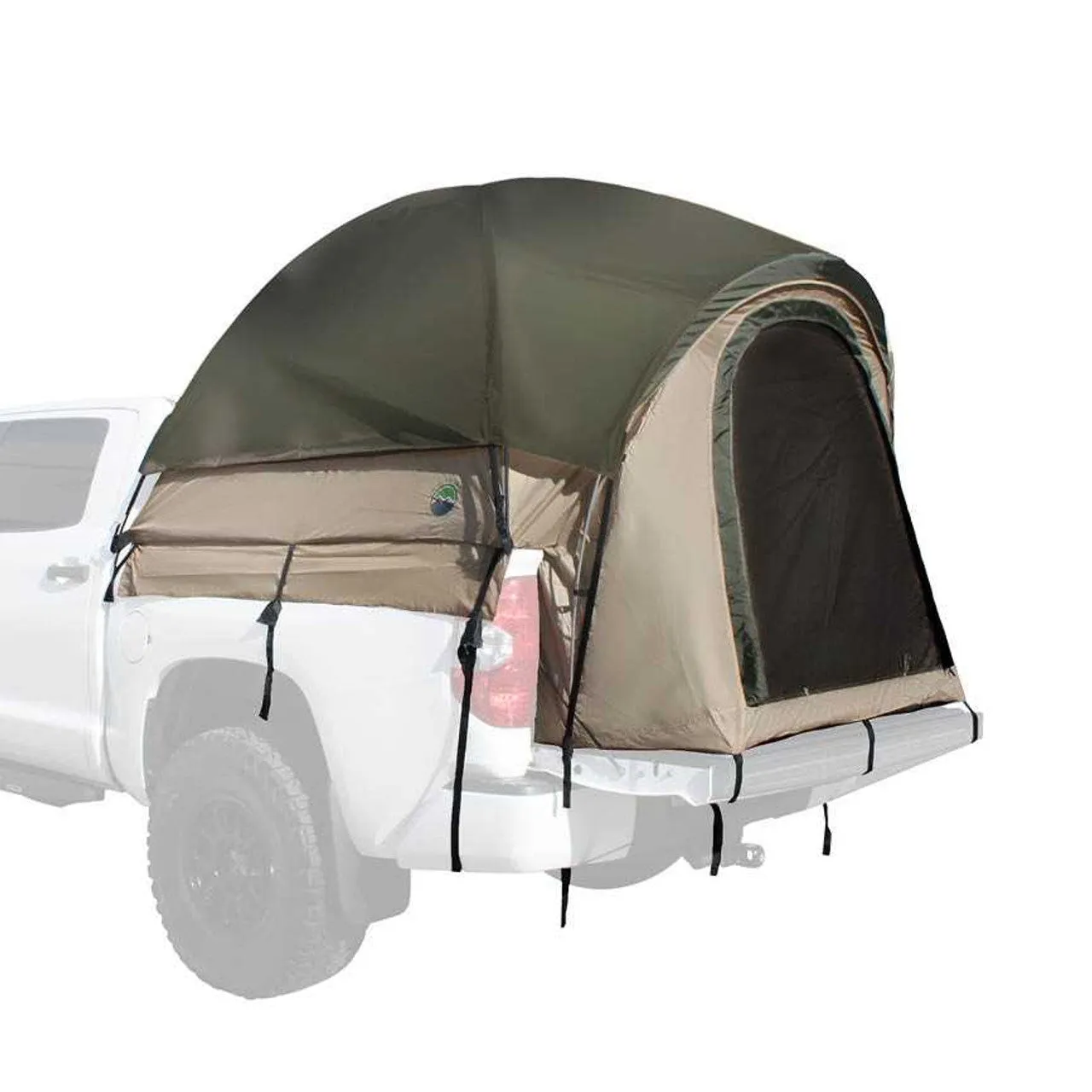 LD TACT Truck Bed Tents - Tan Body & Green Rainfly