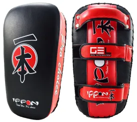 MAR-401A | Black Red IPPON Heavy Genuine Leather Thai Pad