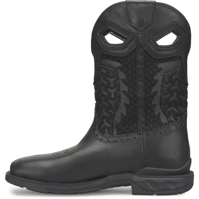 Men's Double H Phantom Rider Black Shadow Waterproof Broad Square Toe Roper Boots