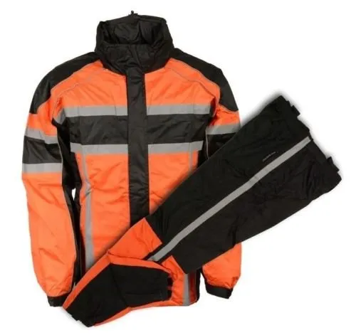 Mens Orange Rain Suit