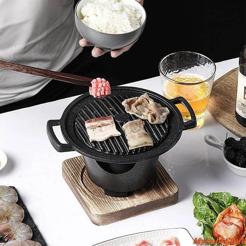 Mini Japanese Smokeless Barbecue Desk Grill