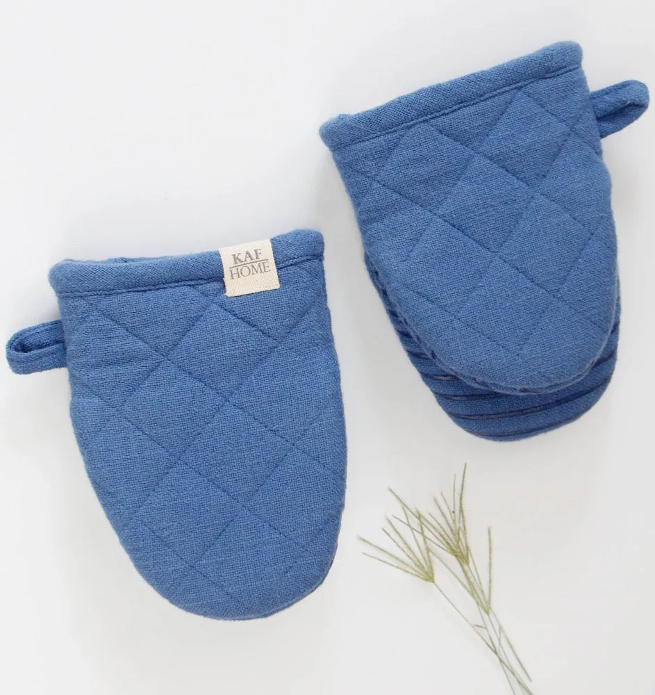 Monaco Cotton & Silicone Mini & Standard Oven Mitts