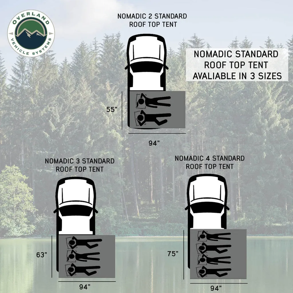 Overland Vehicle Systems Nomadic 3 Standard Roof Top Tent