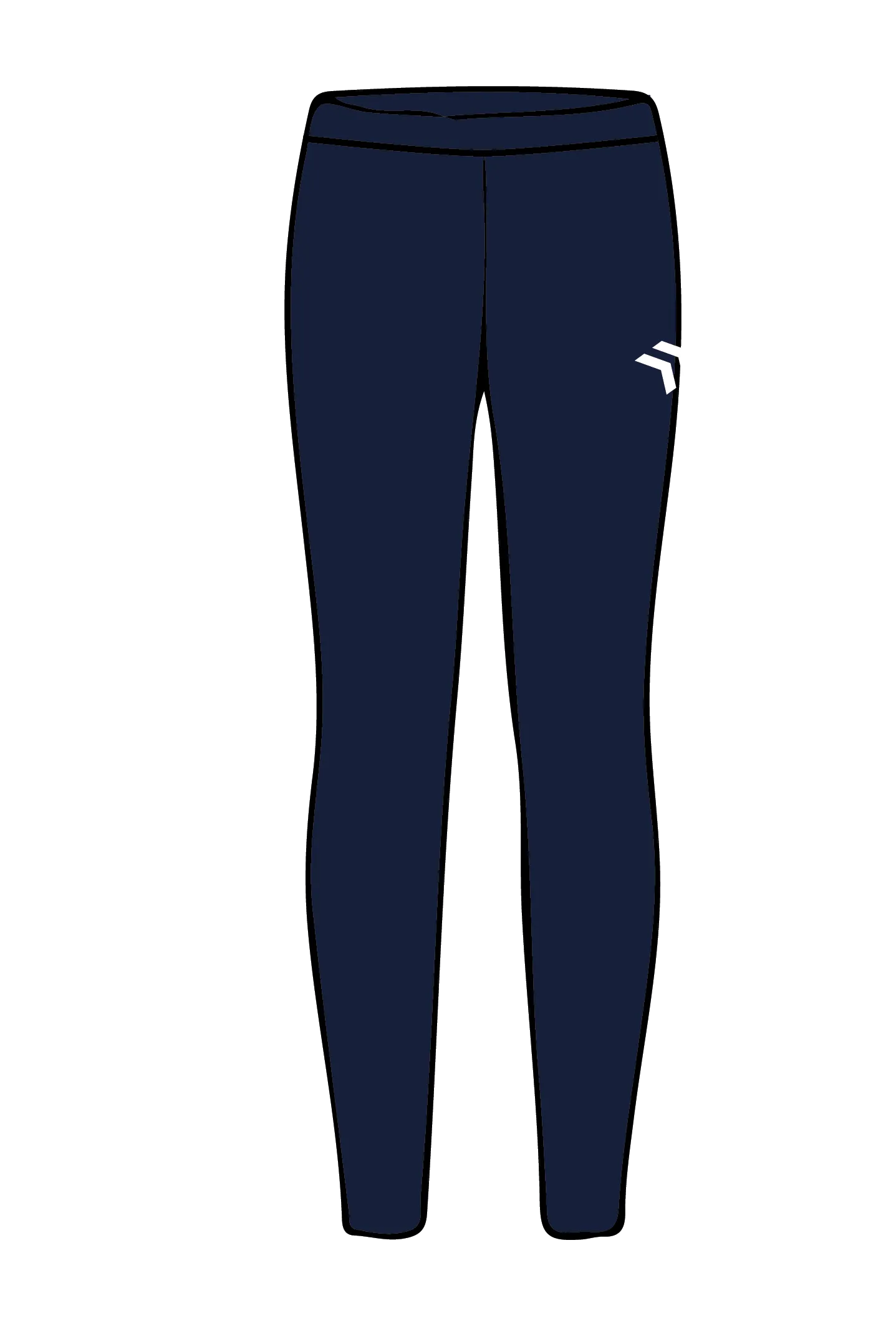 PCYC WA- Womens Navy Full Length Tights