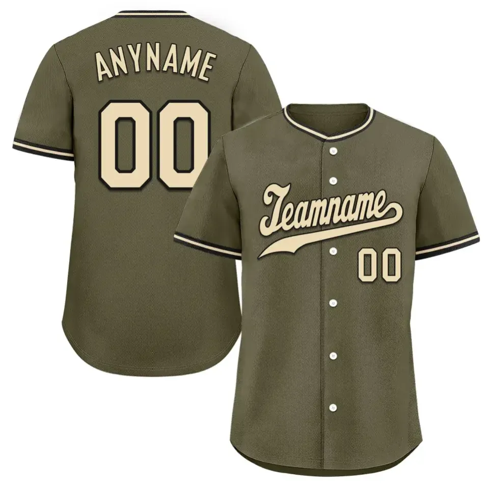 Personalized Veteran Jerseys, Custom Custom Military and Veteran Tribute Design, Breathable Baseball Jersey