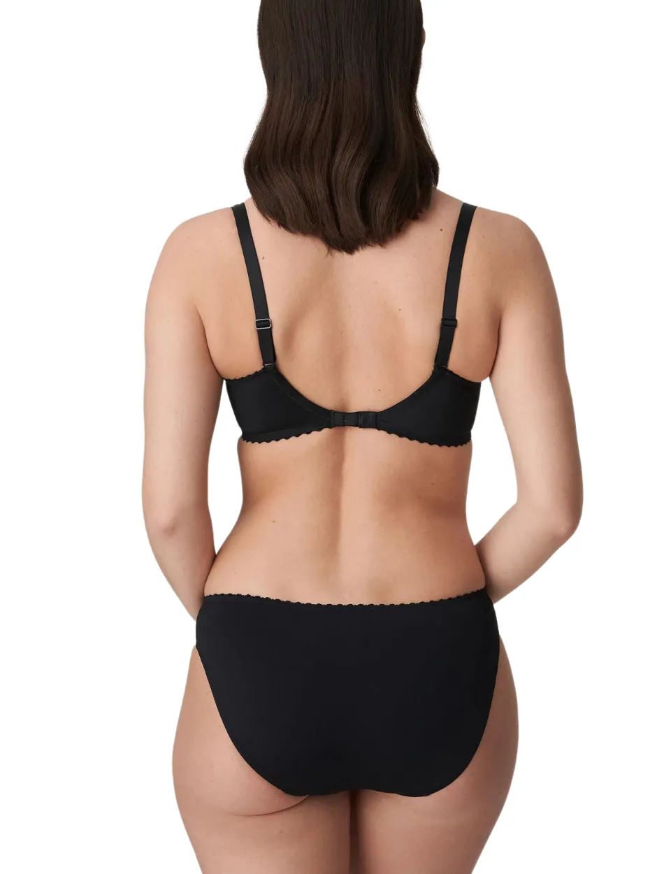 PrimaDonna Divine Seamless Non Padded Bra, Black | Seamless Black Full Cup Bra