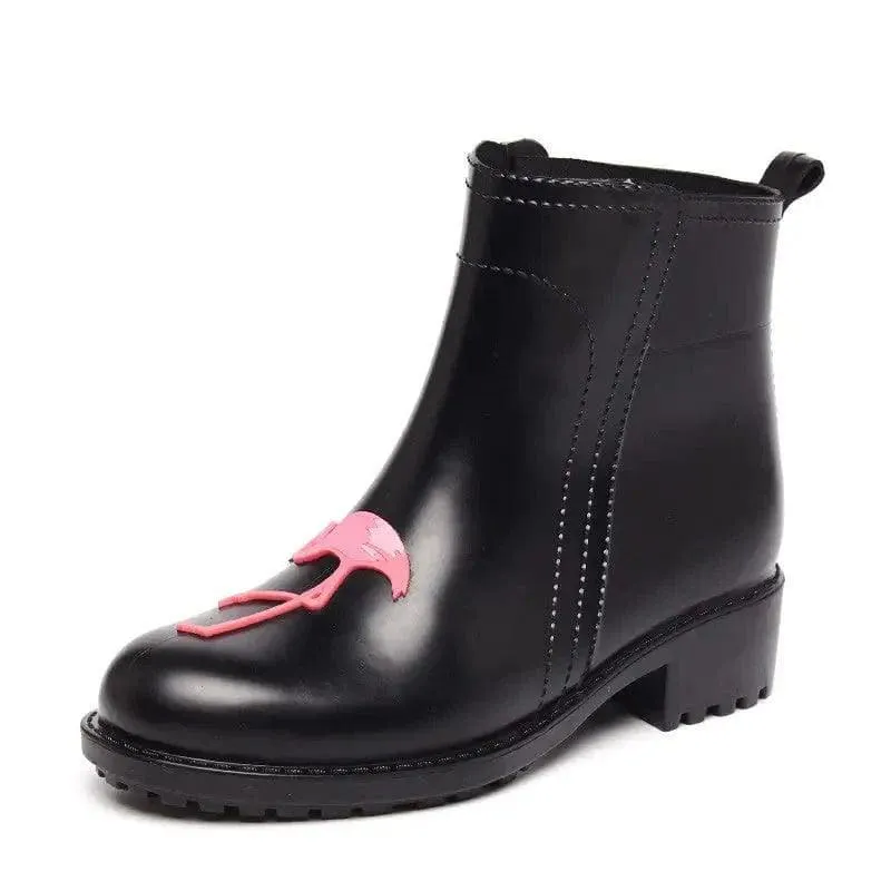 Rain Boots Women Short Tube New Non Slip Water Shoes