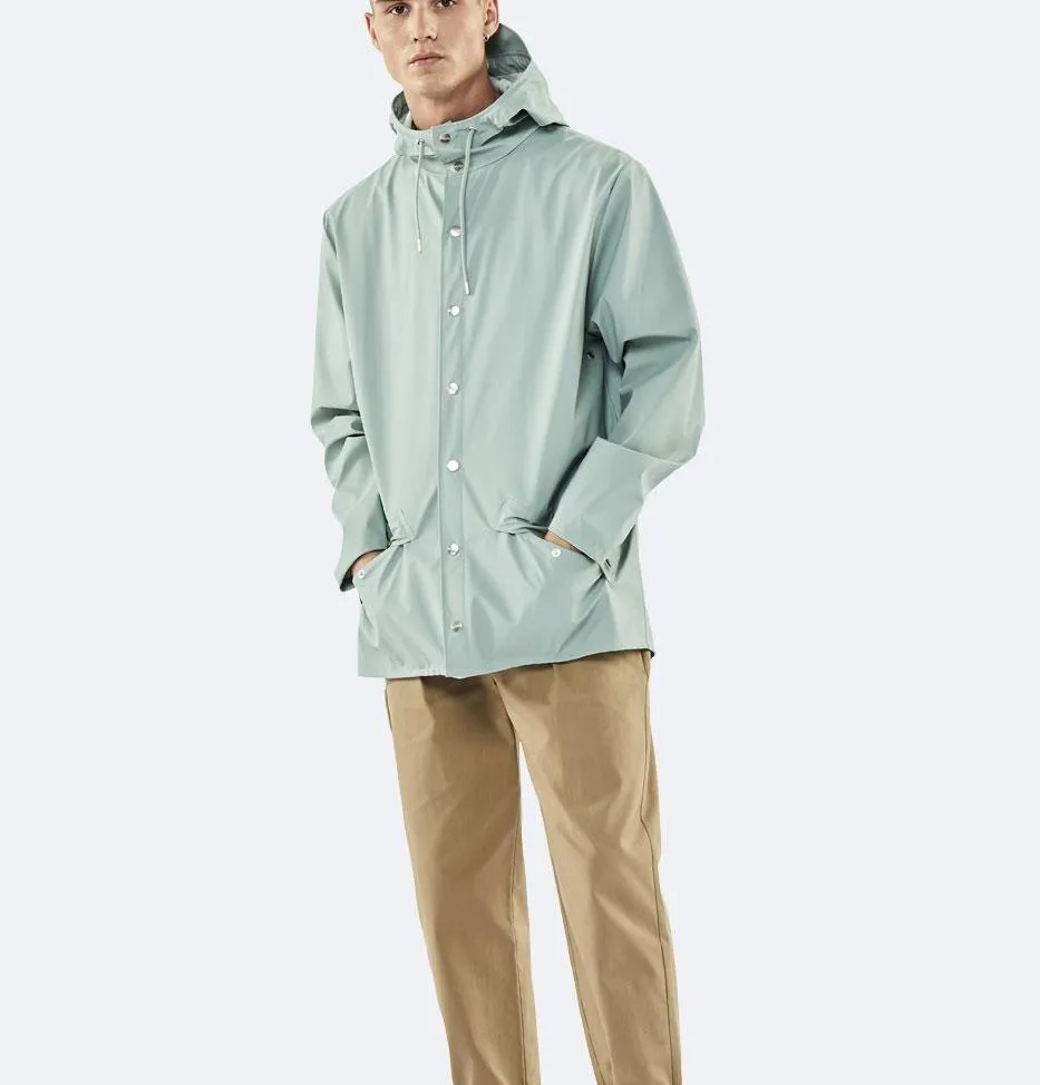 RAINS Classic Jacket – Dusty Mint – Unisex