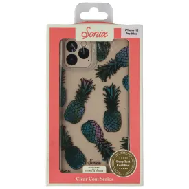 Sonix Clear Coat Case for Apple iPhone 12 Pro Max - Liana Teal Pineapples