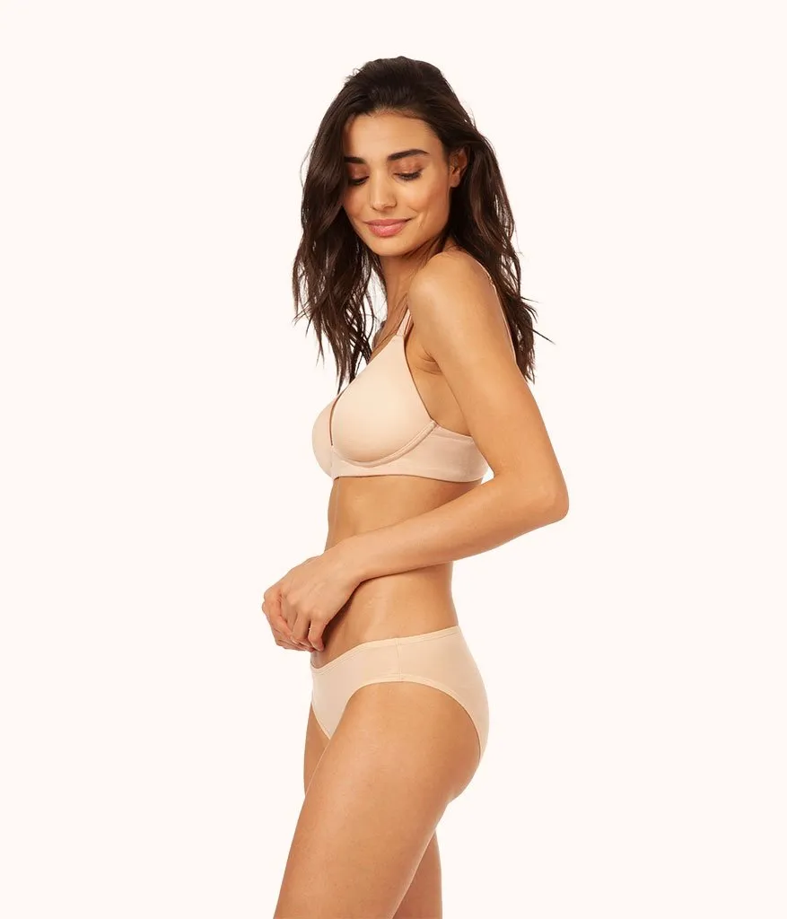 The All-Day Plunge No-Wire Bra: Toasted Almond