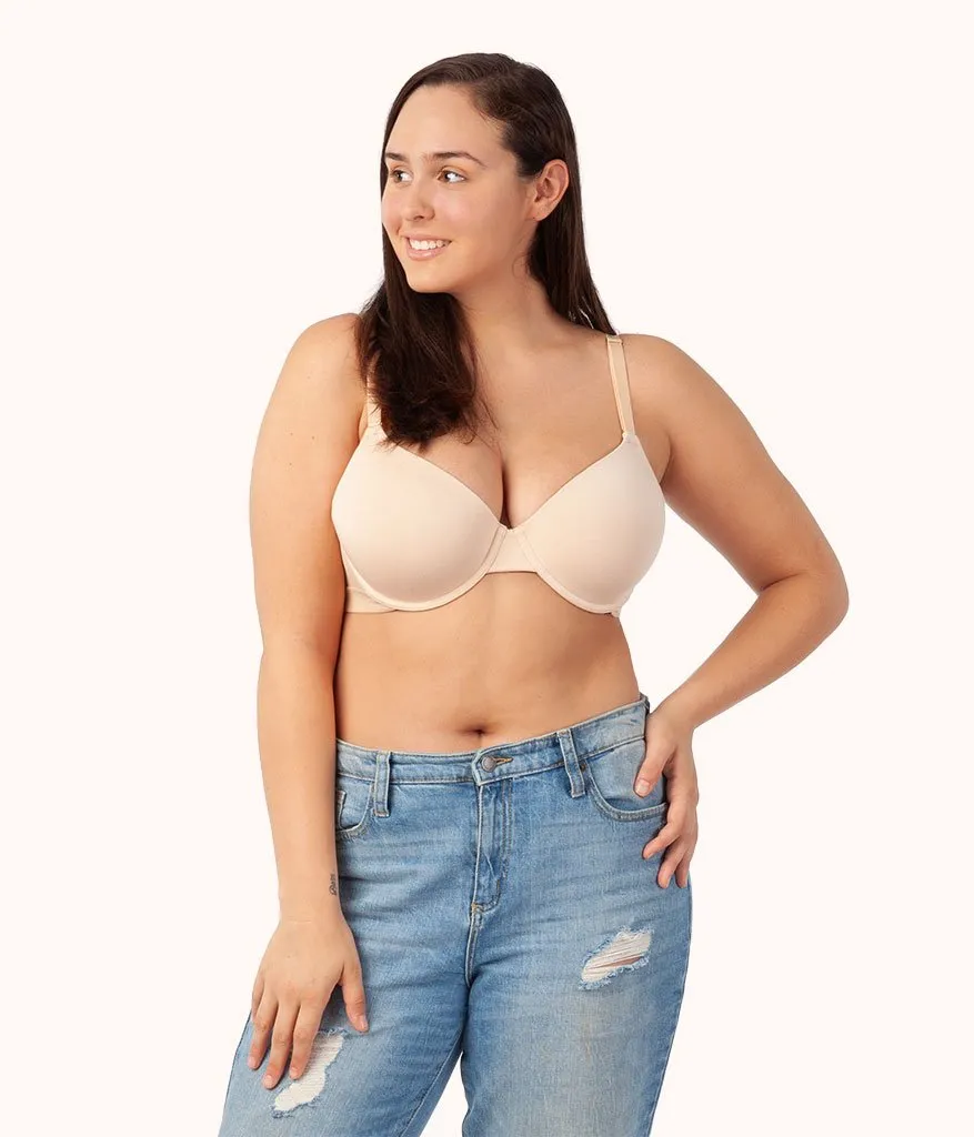 The All-Day T-Shirt Bra Bundle: Toasted Almond/Jet Black