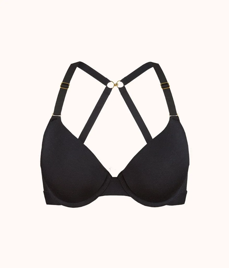 The All-Day T-Shirt Bra Trio: Heather Gray/Jet Black/Toasted Almond